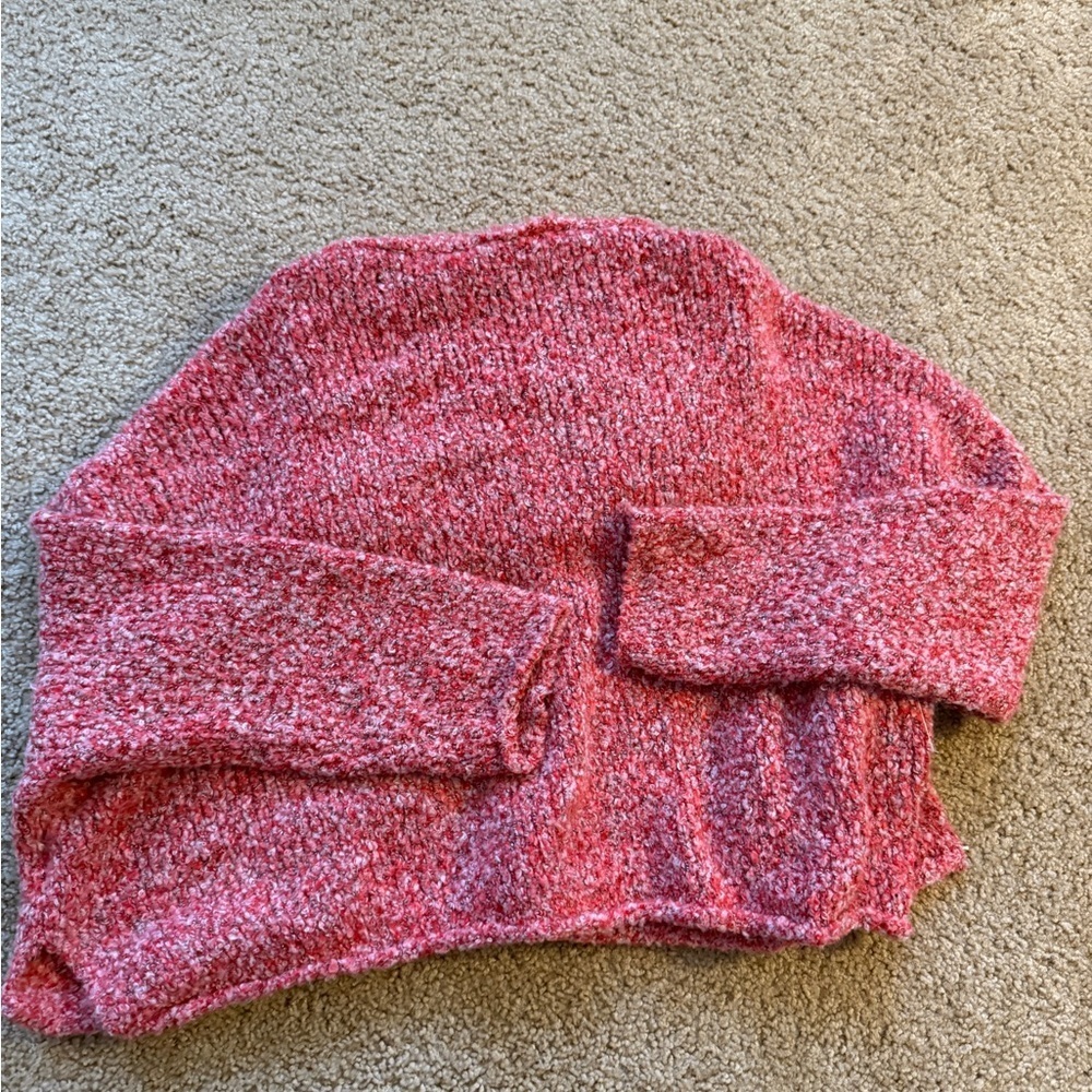 Free People Pink Cowl Neck Sweater - Picture 5 of 7